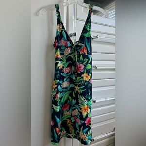 Tommy Bahama Floral Dress - Black and Multicolor